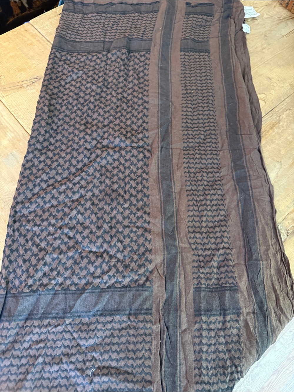 Brown Patterned Women's Skirt